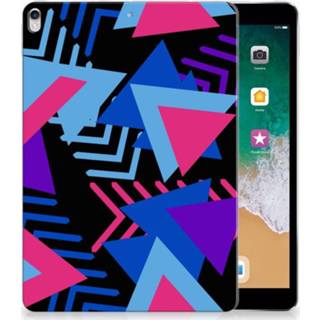 👉 Tablethoes Apple iPad Pro 10.5 Tablethoesje Design Funky Triangle 8718894722831