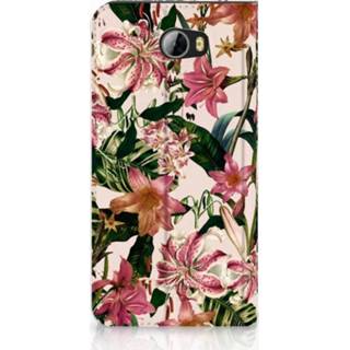 👉 Standcase Huawei Y5 2 | Y6 Compact Uniek Hoesje Flowers 8718894723210