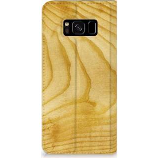 👉 Standcase hout Samsung Galaxy S8 Uniek Hoesje Licht 8718894732731