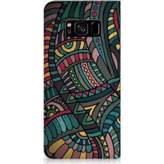 👉 Standcase Samsung Galaxy S8 Hoesje Design Aztec 8718894755853