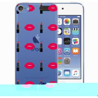 👉 Lippenstift Apple iPod Touch 5 | 6 TPU Hoesje Design Lipstick Kiss 8718894759127