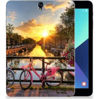 👉 Tablethoes Samsung Galaxy Tab S3 9.7 Uniek Tablethoesje Amsterdamse Grachten 8718894759455