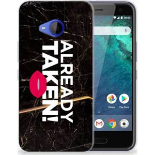 👉 Zwart HTC U11 Life TPU Hoesje Design Already Taken Black 8718894767085