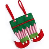 👉 Rood Christmas Decoration Candy Santa Gift Bag