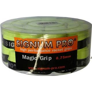 👉 Verpakking overgrips geel tennis overgrip standaard synthetisch lint Magic Grip 30 Stuks 4013000313243