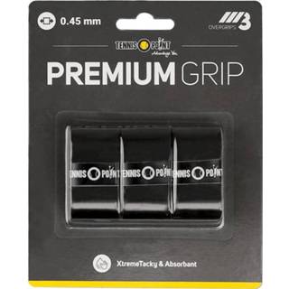 👉 Verpakking overgrips zwart tennis overgrip vochtig synthetisch lint Premium Grip 3 Stuks 4260401157437