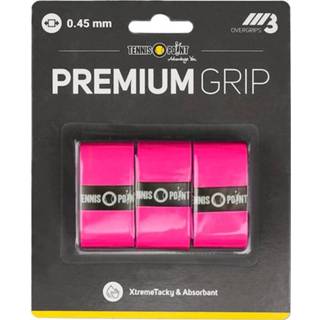 👉 Verpakking overgrips roze tennis overgrip blauw vochtig synthetisch lint Premium Grip 3 Stuks 4260401157550