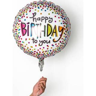 👉 Verjaardagsballon verschillende kleuren BooksNL