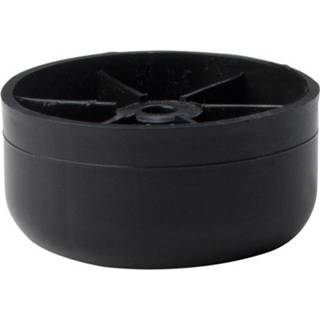 👉 Meubelpoot plastic kunststof zwart ronde 2,5 cm 9500012565500