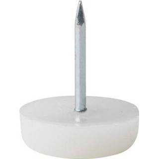 👉 Meubelglijder wit kunststof diameter 1,8 cm (zakje 20 stuks) 9500012565401