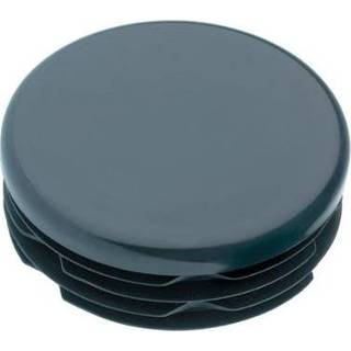Kunststof zwart Inslagdop rond diameter 2,5 cm (zakje 8 stuks) 9500012564992