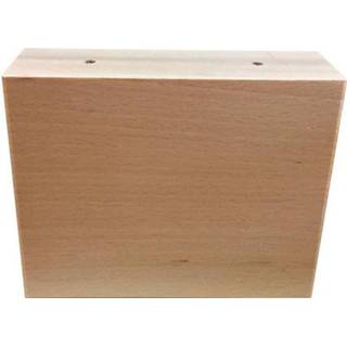 Meubelpoot houten hout houtskleur 12 cm 9500012569553
