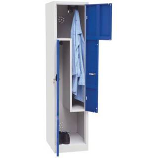 👉 Garderobe kast metaal l kantoor Garderobekast deur - 2 tot 6 vakken breedte 200 mm Op voet 4260396610702