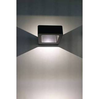 👉 Wit Heitronic Juna 35201 Buiten LED-wandlamp 6.5 W Warm-wit Grafiet 4002940352016