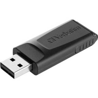👉 Zwart Verbatim Slider USB-stick 16 GB 98696 USB 2.0 23942986966 360000989065