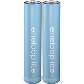👉 Batterij Oplaadbare AAA (potlood) Panasonic eneloop Lite HR03 NiMH 550 mAh 1.2 V 2 stuks 5410853052753