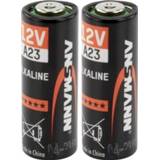 👉 Batterij alkaline Ansmann LR23 Speciale 23A 12 V 2 stuks 4013674123094