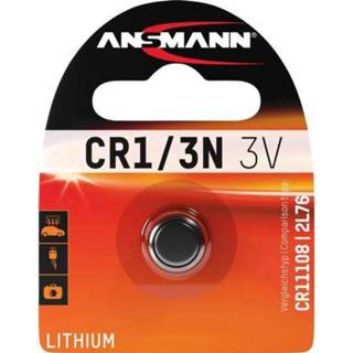 👉 Knoopcel CR 1/3 N Lithium 3 V Ansmann 1 stuks 4013674121953
