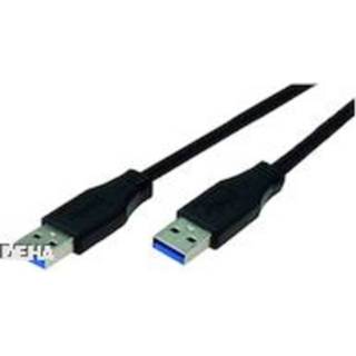 👉 Zwart USB 3.0 Aansluitkabel Bachmann [1x stekker A - 1x A] 3 m 4016514071012