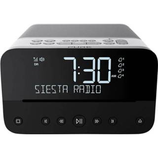 👉 Wekkerradio wit Pure Siesta Home FM Bluetooth, CD, FM, USB Accu laadfunctie 759454523015