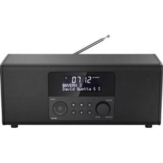 👉 Tafelradio zwart Hama DR1400 DAB+ FM 4007249548726