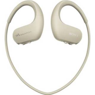 👉 Sport oordopje Sony NW-WS413C Oordopjes In Ear MP3-speler, Oorbeugel, Waterbestendig Crème 4548736020467