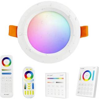 👉 Inbouw spot RGBWW led inbouwspot met 1-4 downlights 6 Watt inclusief afstandsbediening