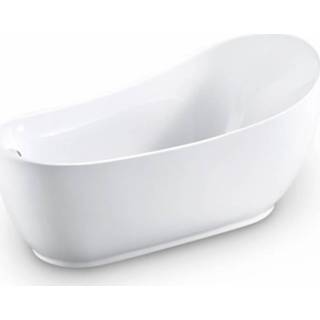 👉 Ligbad wit acryl Vrijstaand Boss & Wessing 180x89x78 cm 8719304428749