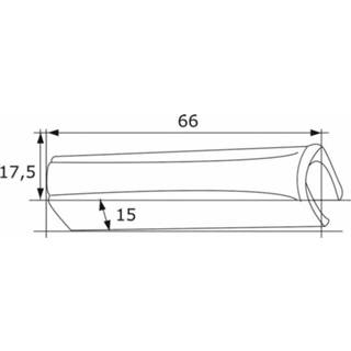 👉 Wit porselein Wastafelzuil VM Isifix Soraya 66cm Hoog 5400220128419