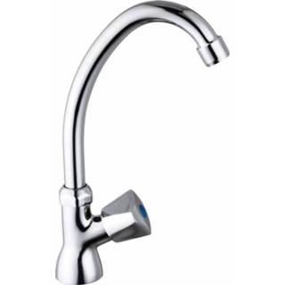 Koudwaterkraan Wastafel Schรผtte Carneo Hoog Model met Zwaaibare Uitloop chroom zilver metaal koudwater opbouw knop keramisch standaard perlator Koudwaterkraan zilver chroom metaal koudwater carneo opbouw knop keramisch standaard perlator Wastafel Schรผtte Hoog Model met Zwaaibare Uitloop 4008431379708