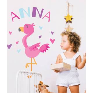 👉 Nederlands Flamingo personaliseerbare sticker