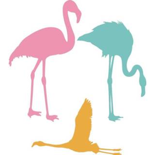 👉 Slaapkamer muur sticker nederlands muursticker vliegende flamingo