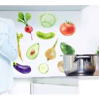 👉 Keuken muursticker nederlands fruit en groenten