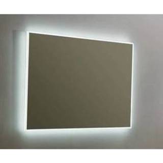 👉 Spiegel aluminium Sanilux Mirror Infinity 100x70x4,5 cm met LED Verlichting en Spiegelverwarming 8719304428602