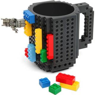 👉 Modern mugs CE handgrip milieuvriendelijk plastic 350 ml Creatieve Mok van Lego