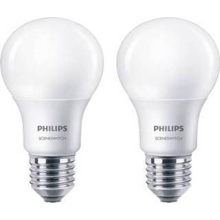 👉 Ledlamp a+ Philips Lighting LED-lamp E27 8 W = 60 Warmwit Peer 2 stuks 8718696795644