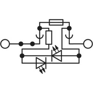 👉 Grijs Phoenix Contact PT 4-HESILED 24 (5X20) BU/BK 3211904 Zekeringsdoorvoerklem 0.20 mm² 4 50 stuks 4055626007083