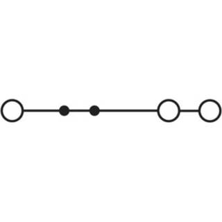 👉 Zwart Phoenix Contact BTH 2,0 3281108 Doorgangsklem 0.14 mm² 2.50 50 stuks 4055626119137