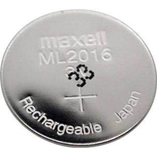 👉 Knoopcel ML2016 Oplaadbare Lithium 3 V 25 mAh Maxell 1 stuks 4042883396227