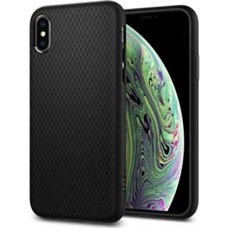 👉 Zwarte siliconen XS x unisex zwart Liquid Air™ Case voor de iPhone / 8809613766080