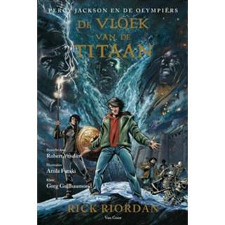 👉 Boek titaan De vloek van graphic novel - Rick Riordan (9000360633) 9789000360635