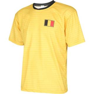 👉 Voetbalshirt geel kinderen België Uit Eigen Naam 2018-2020 Kids/Senior