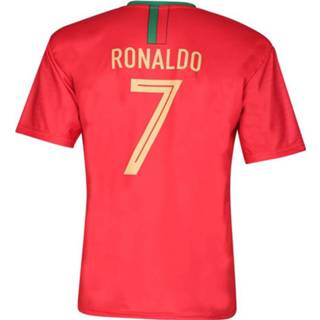 👉 Voetbalshirt rood kinderen Portugal Ronaldo Thuis 2018-2020 Kids/Senior