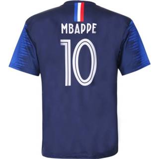 👉 Voetbalshirt blauw kinderen Frankrijk Mbappé Thuis 2018-2020 Kids/Senior