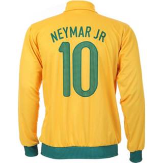 👉 Trainingsjack geel Brazilië Neymar Thuis