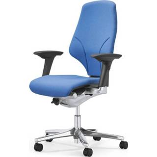 👉 Bureau stoel stof aluminium blauw active rood Bureaustoel Giroflex 64-7578 met 3d armleggers 1458721202620