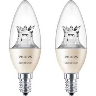 👉 Ledlamp Philips Lighting LED-lamp E14 5.5 W = 40 Warmwit Kaars 1 stuks 8718696796184