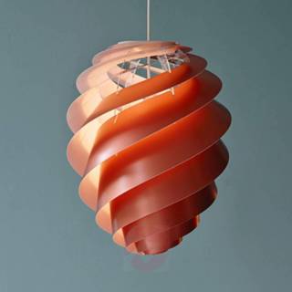 👉 Hang lamp medium a++ koper LE KLINT Swirl 2 - hanglamp,