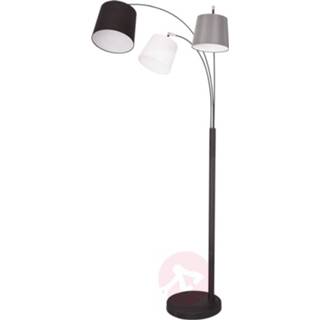 👉 Vloer lamp zwart a++ metaal By Rydéns Foggy vloerlamp met drie kappen