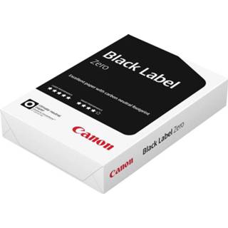 👉 Printerpapier zwart Canon Black Label Zero printpapier ft A4, 80 g, pak van 500 vel 8713878000615